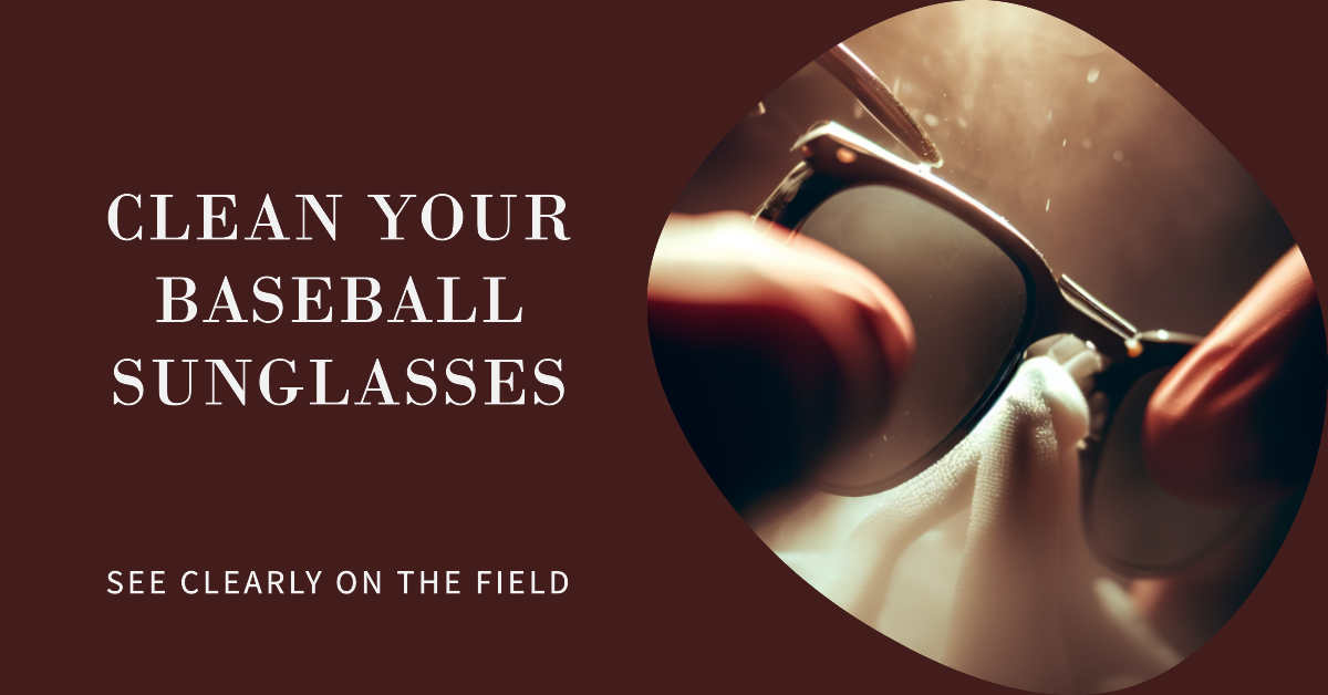 Clean Your Baseball Sunglasses